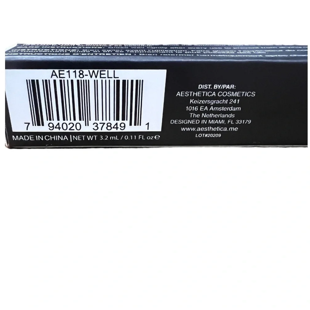 NIB Aesthetica Black Liquid Eyeliner